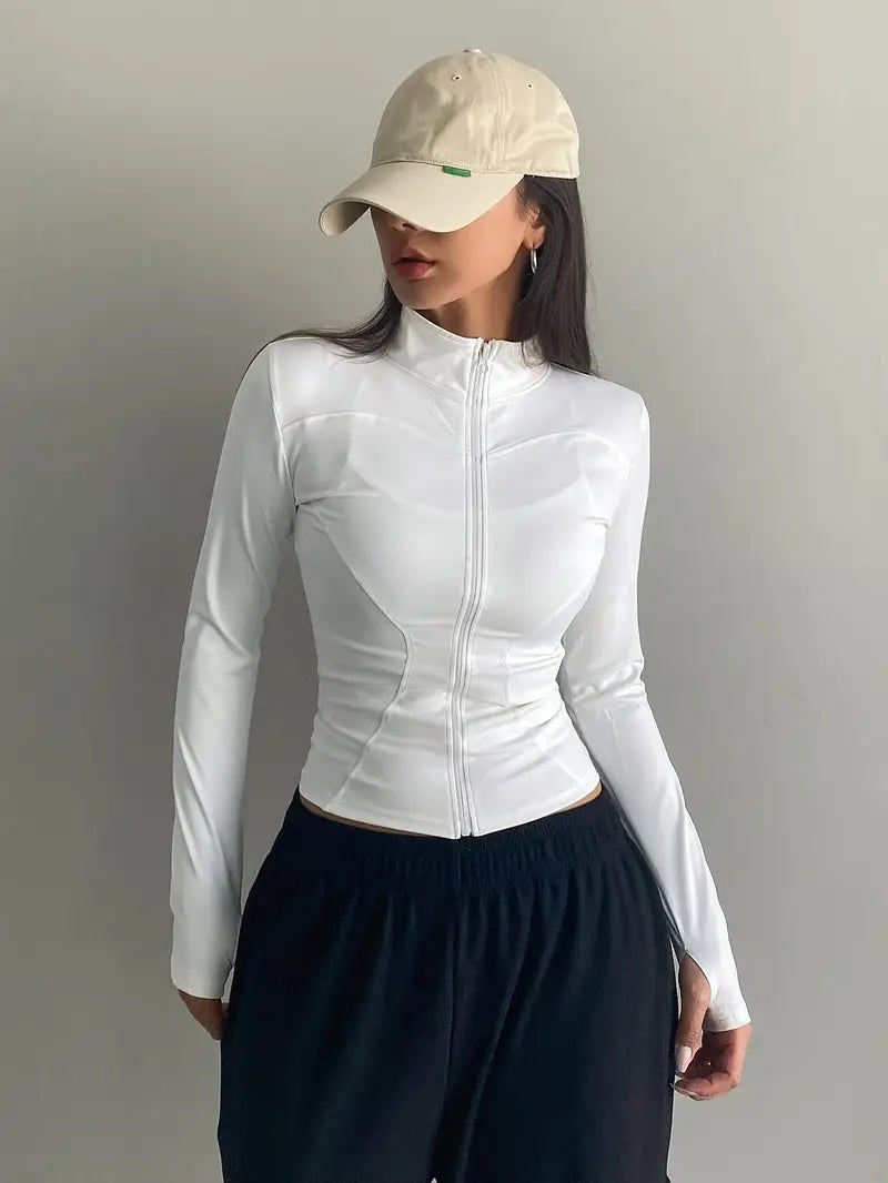 casaca Fit con silueta