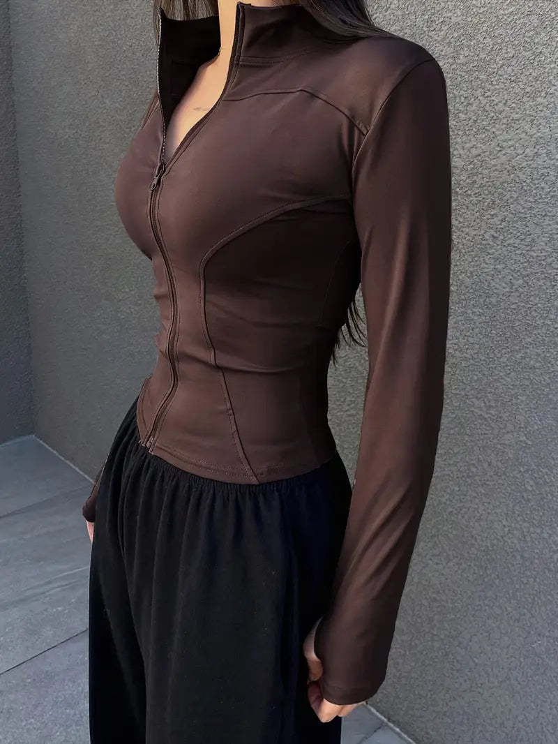 casaca Fit con silueta